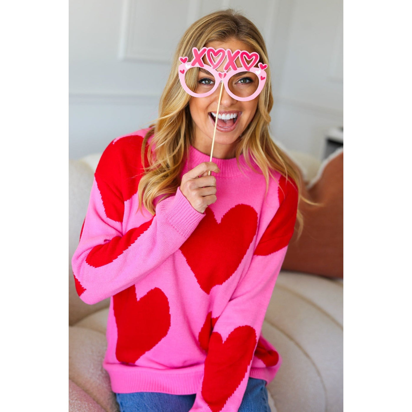 Valentine collection heart sweater
