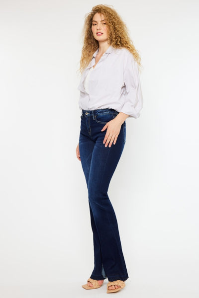 Kancan Janet Mid Rise Slim Flare Jeans