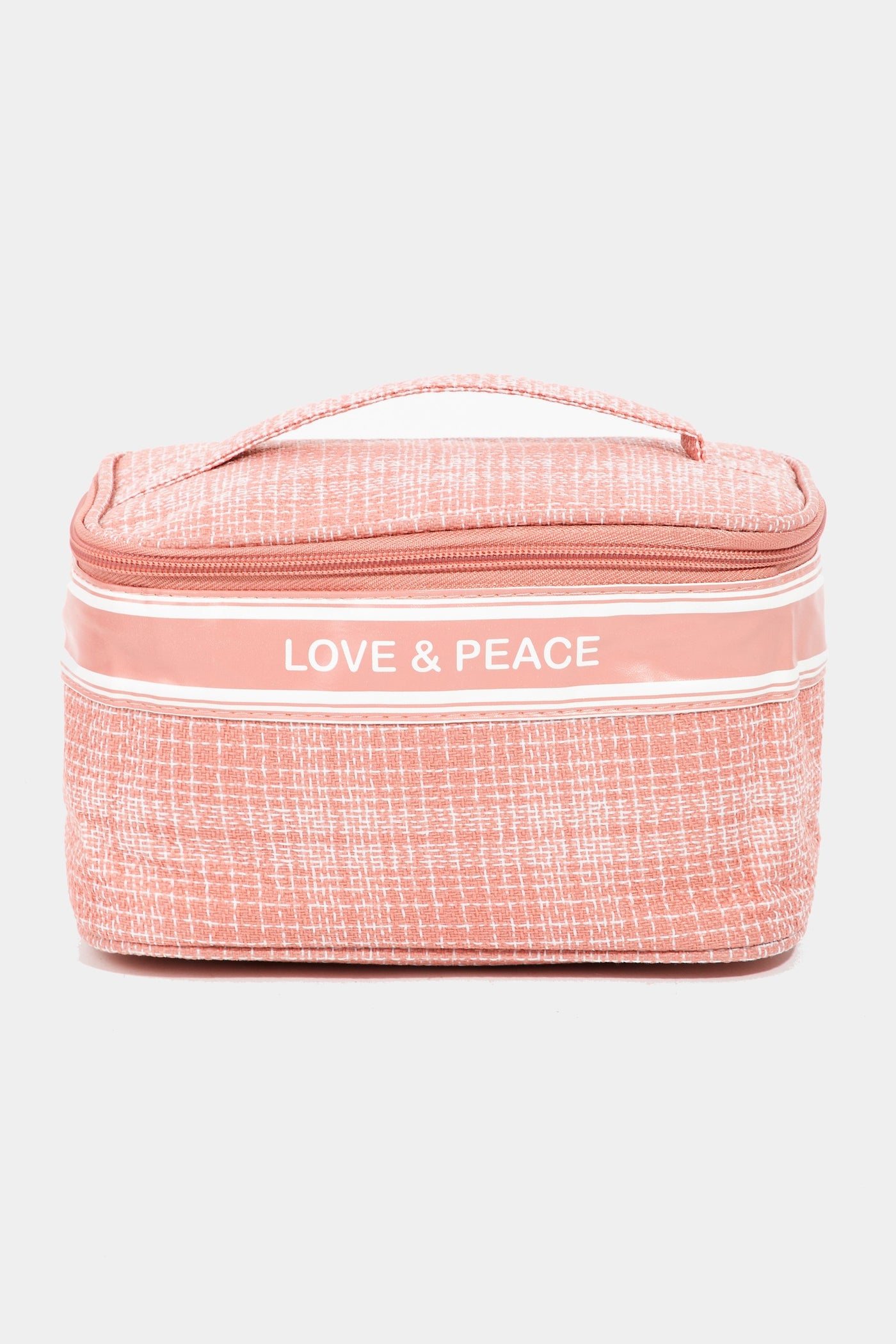 Summer Love & Peace Striped Handle Bag