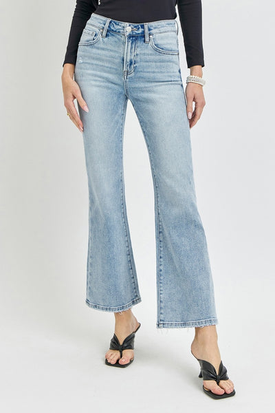 RISEN Lucy High Rise Ankle Flare Jeans