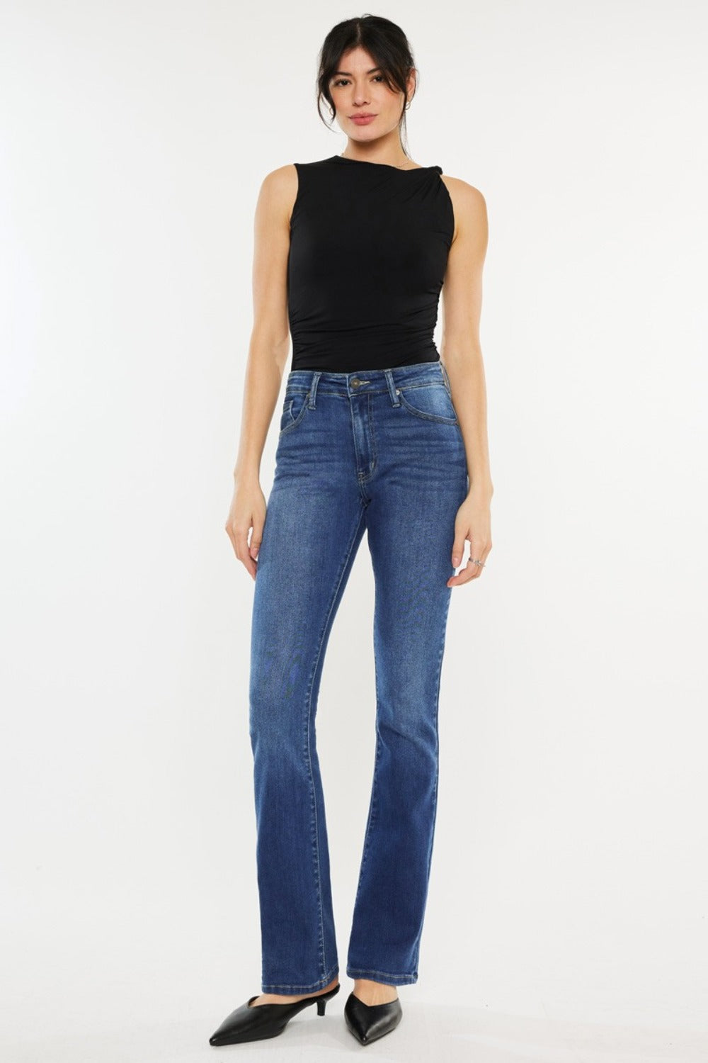 Kancan Jordan High Rise Slim Bootcut Jeans