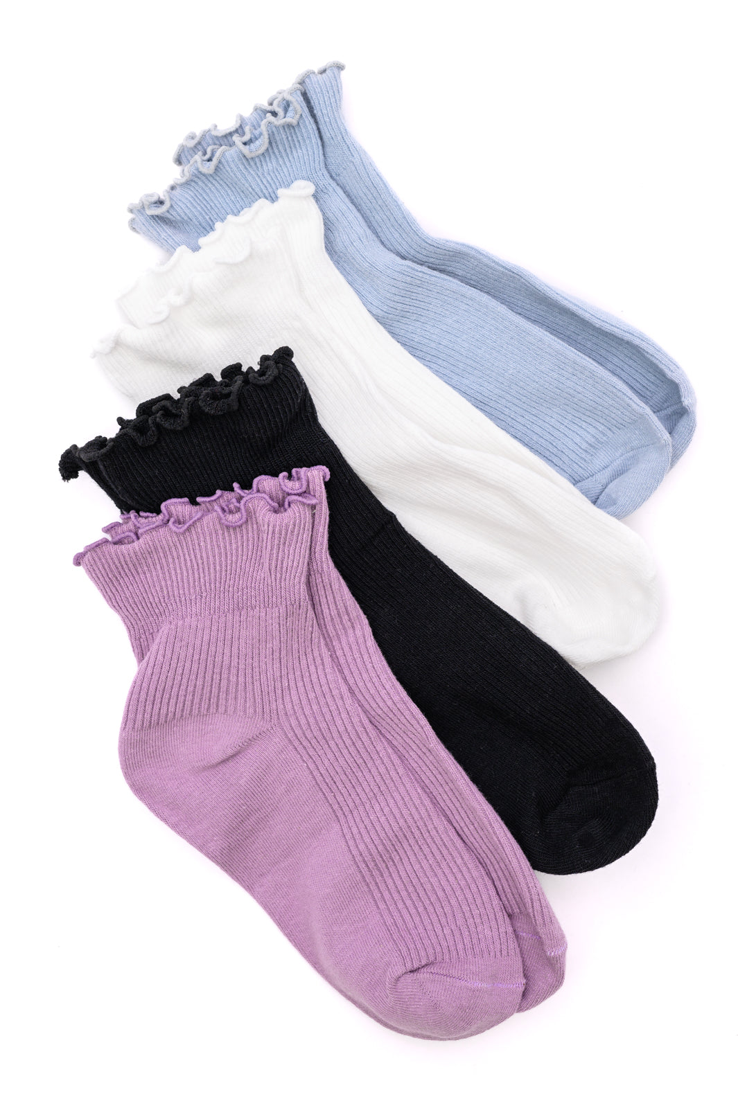 Girly Gail Frilly Socks Four Pack