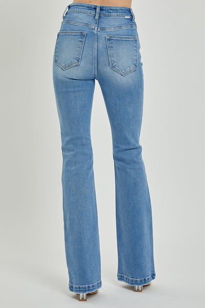 RISEN Sharon High Rise Button Fly Bootcut Jeans