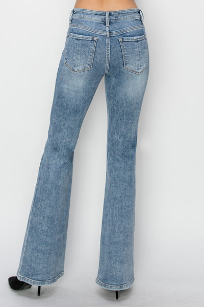 RISEN Hazel Mid Rise Bootcut Jeans