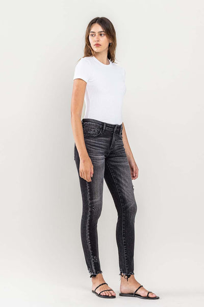 Lovervet Lori Raw Hem Cropped Skinny Jeans
