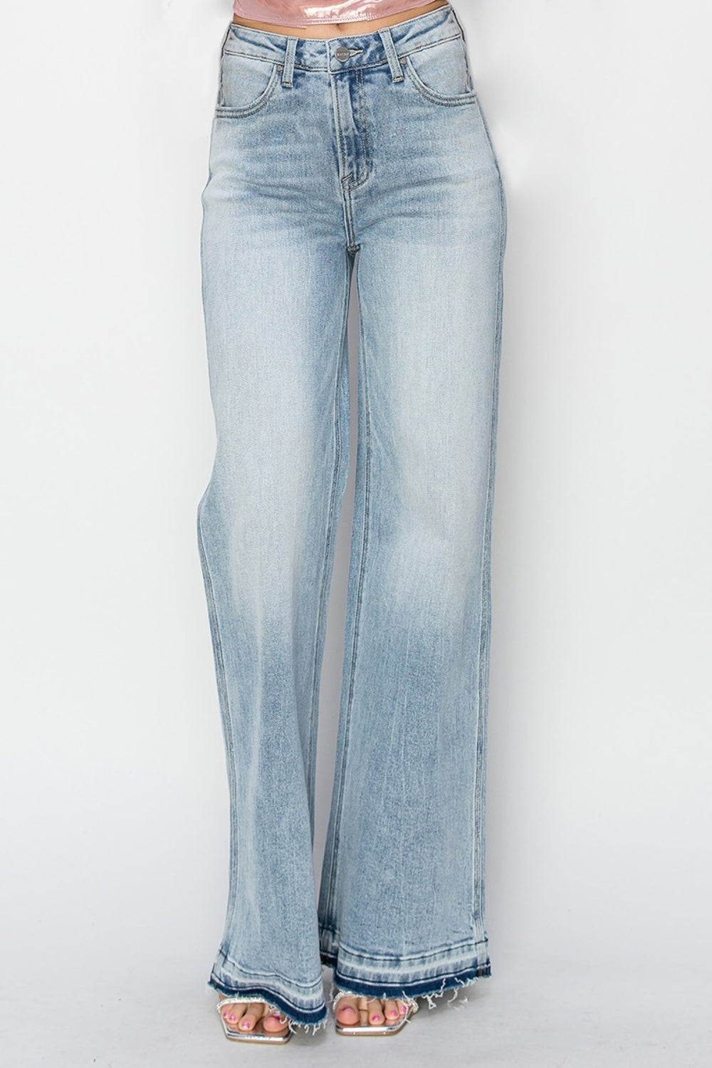 Risen Bethany High Rise Wide Leg Jeans