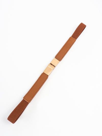 Kimi PU Elastic Skinny Belt