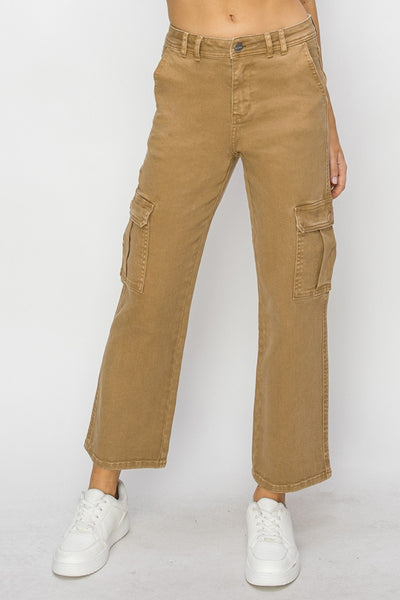 Risen Carrie High Rise Cargo Jeans