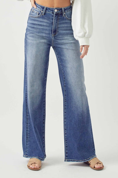 Risen Camden High Rise Wide Leg Jeans