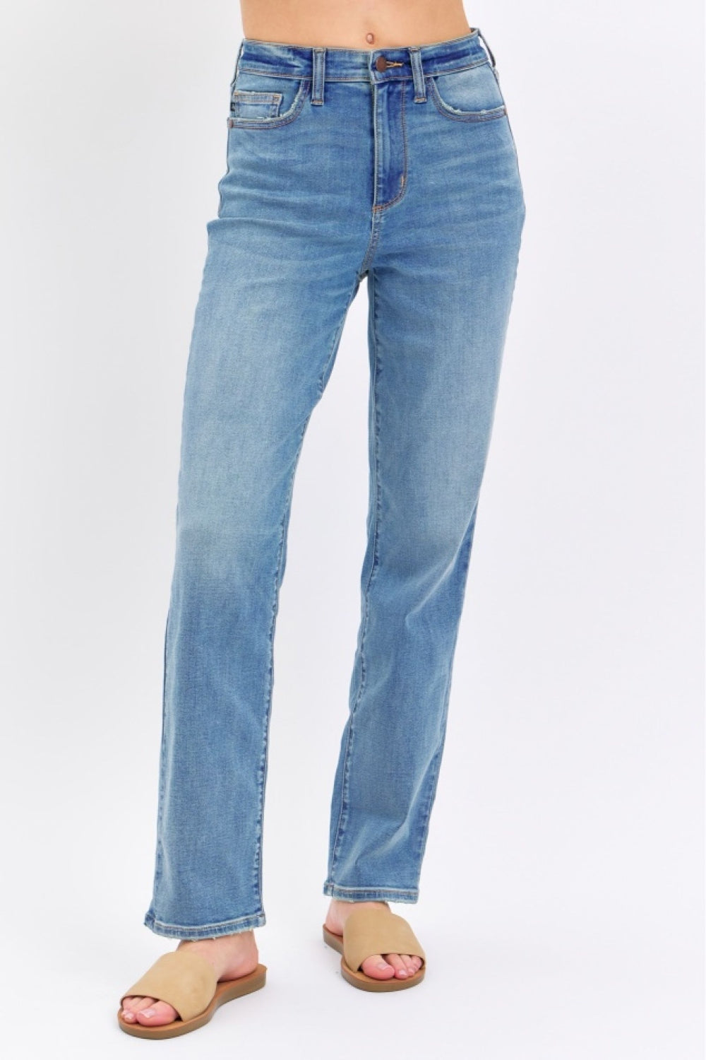 Judy Blue Danny High Waist Straight Jeans