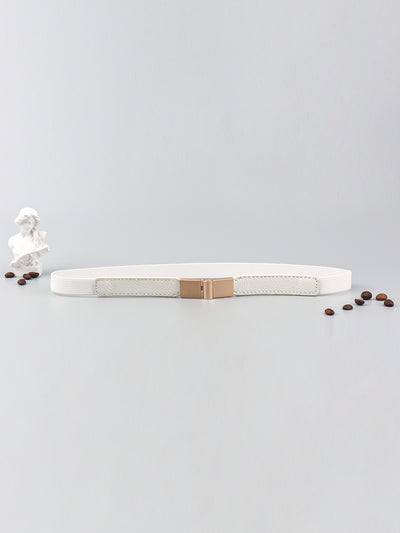 Kimi PU Elastic Skinny Belt