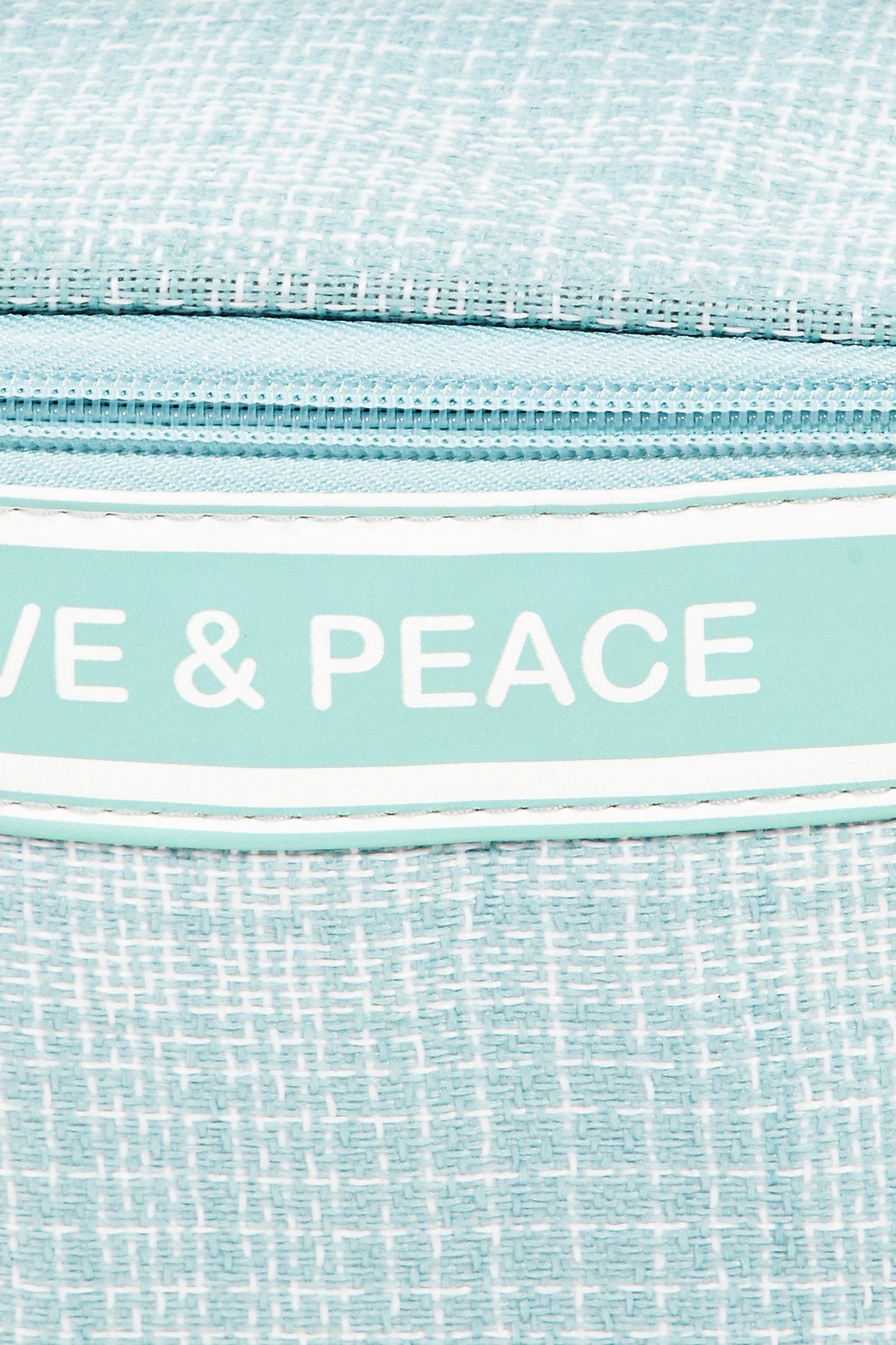 Summer Love & Peace Striped Handle Bag