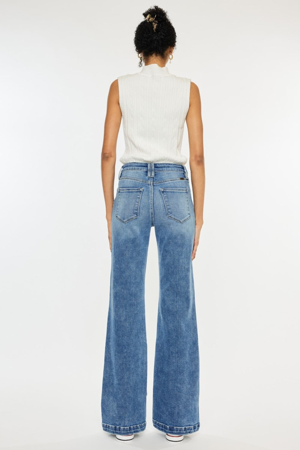 Kancan Gloria High Rise Wide Leg Jeans