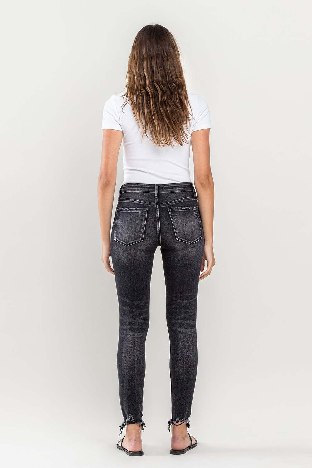 Lovervet Lori Raw Hem Cropped Skinny Jeans