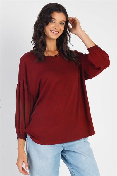 Christy Drop Shoulder Puff Sleeve Top