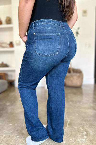 Judy Blue Leah Tummy Control Straight Jeans