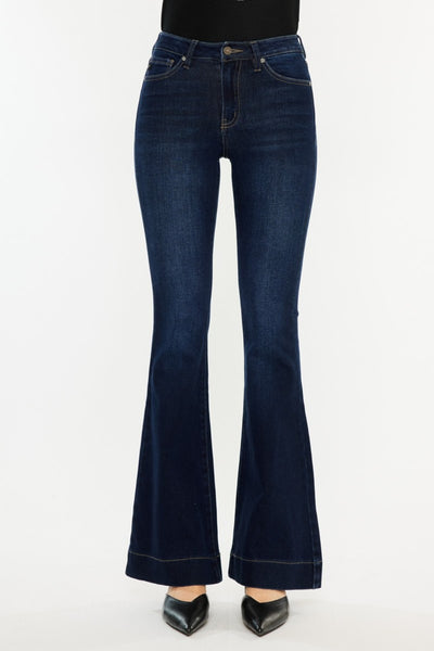 Kancan Karla High Rise Slim Flare Jeans