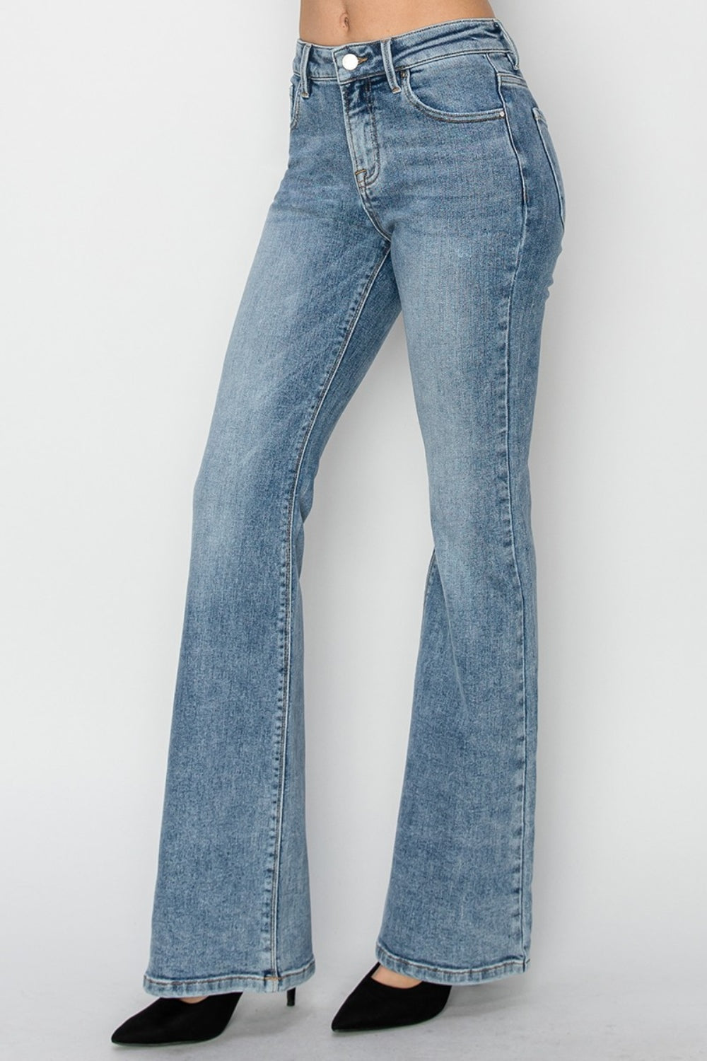 RISEN Hazel Mid Rise Bootcut Jeans