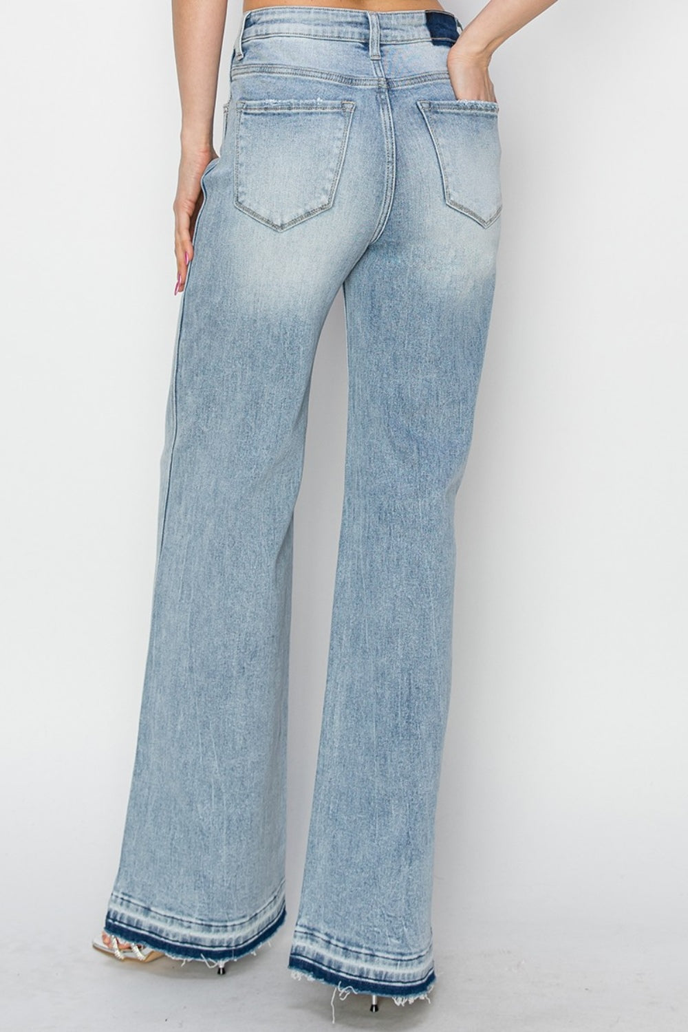 Risen Bethany High Rise Wide Leg Jeans