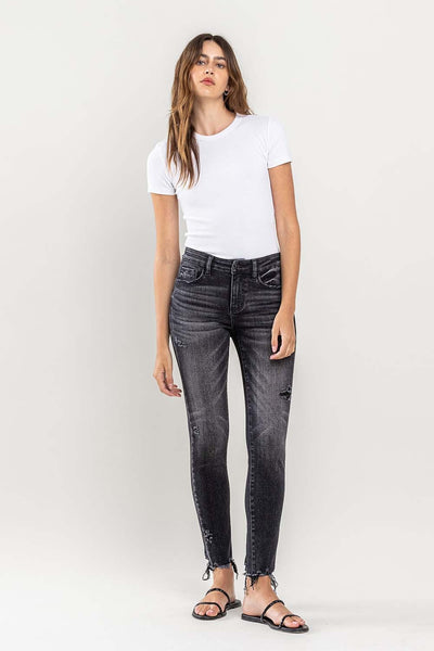 Lovervet Lori Raw Hem Cropped Skinny Jeans