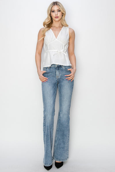 RISEN Hazel Mid Rise Bootcut Jeans