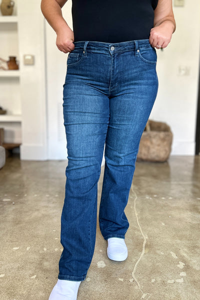 Judy Blue Leah Tummy Control Straight Jeans