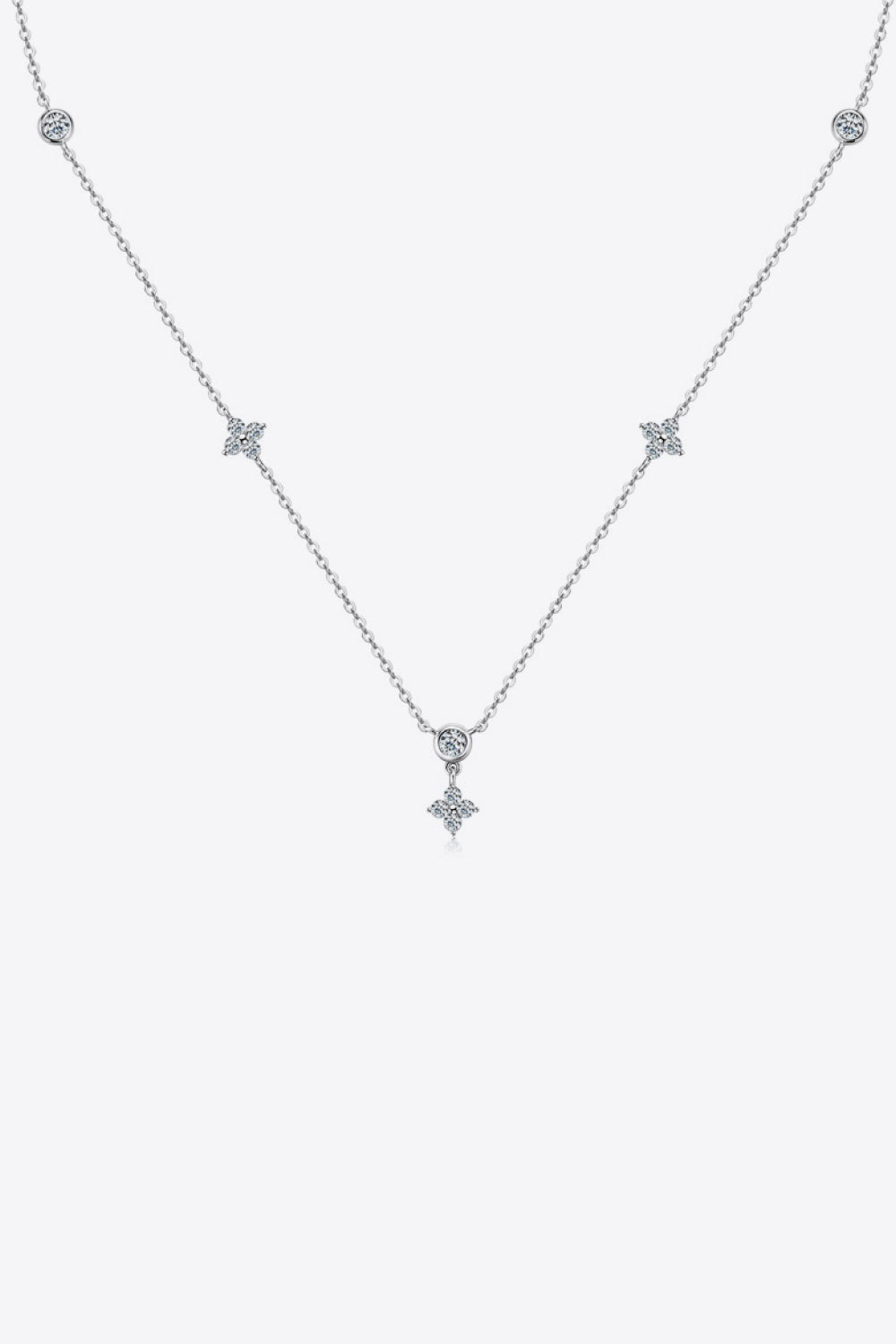 Charlie Moissanite 925 Sterling Silver Necklace