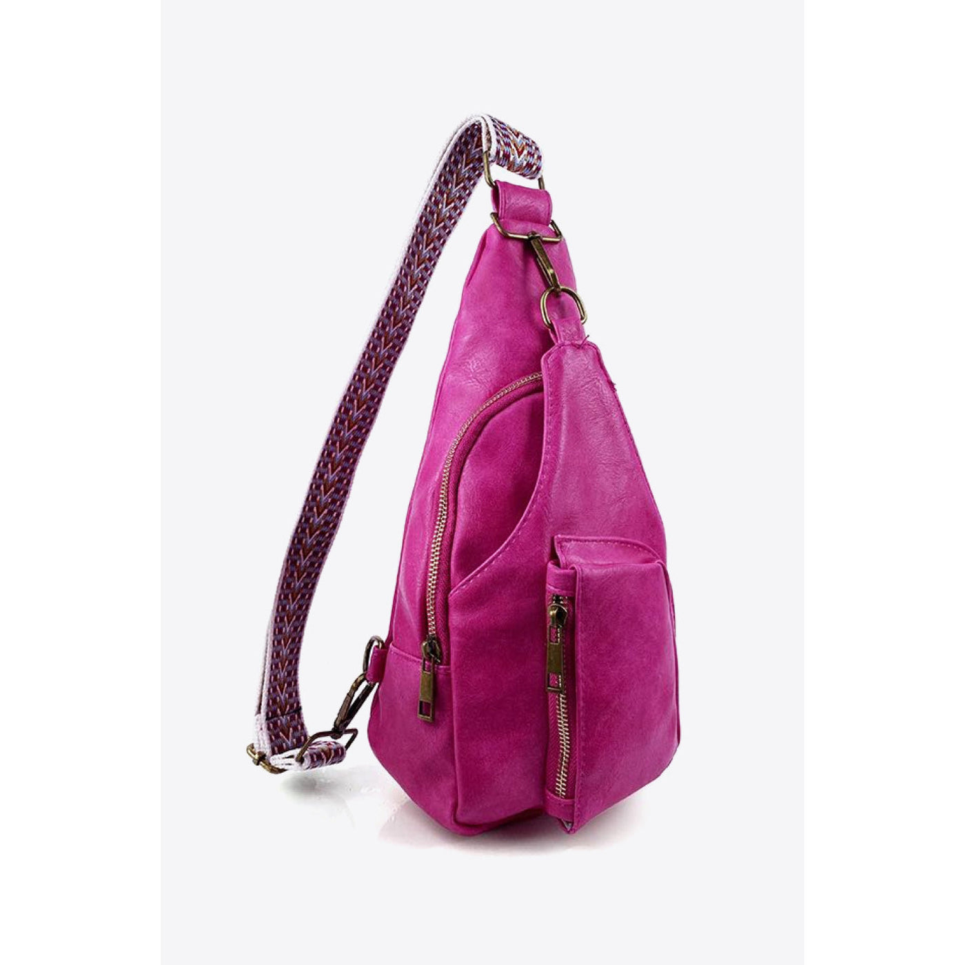 Go Anywhere With You PU Leather Sling Bag
