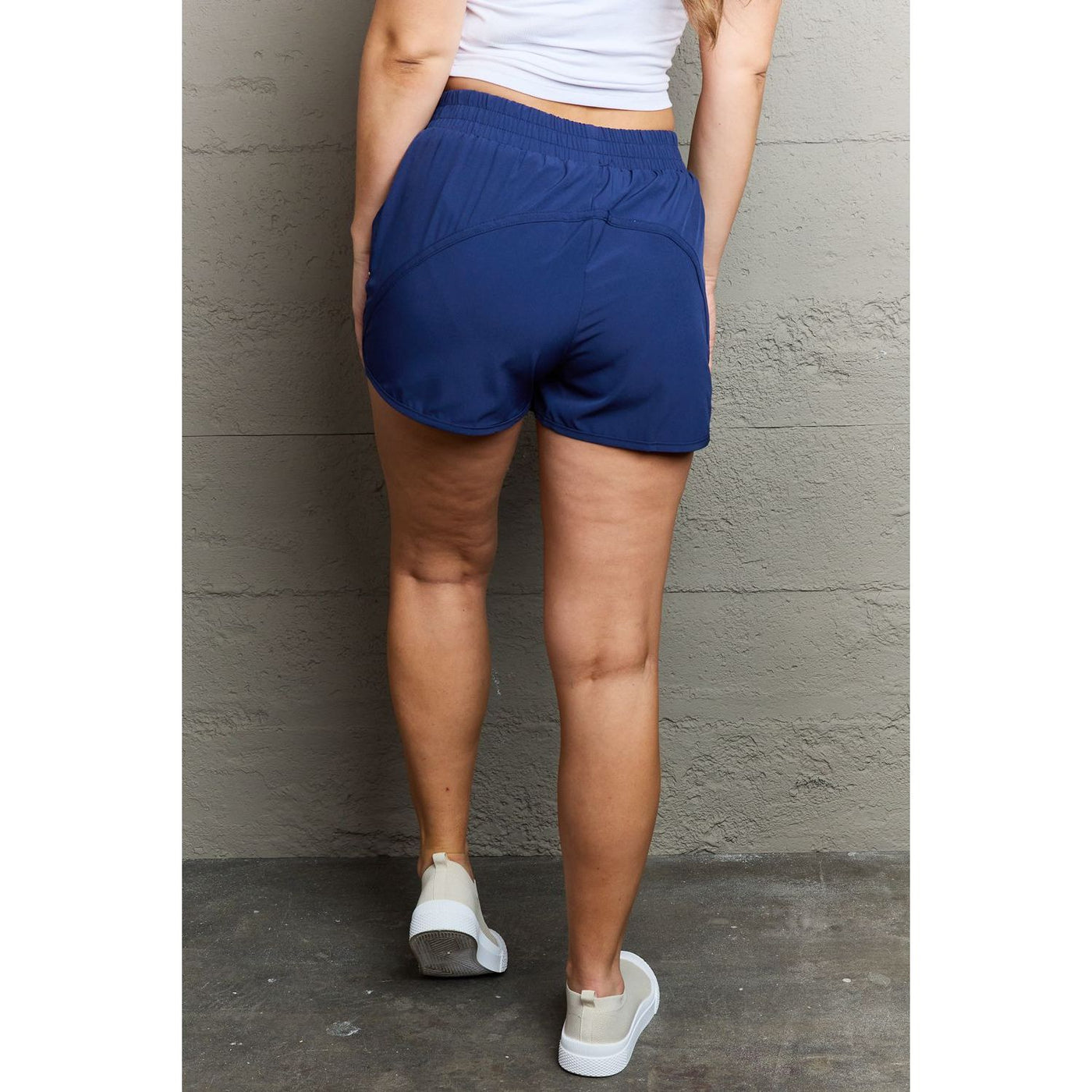 Allison Zipper Pocket Detail Active Shorts