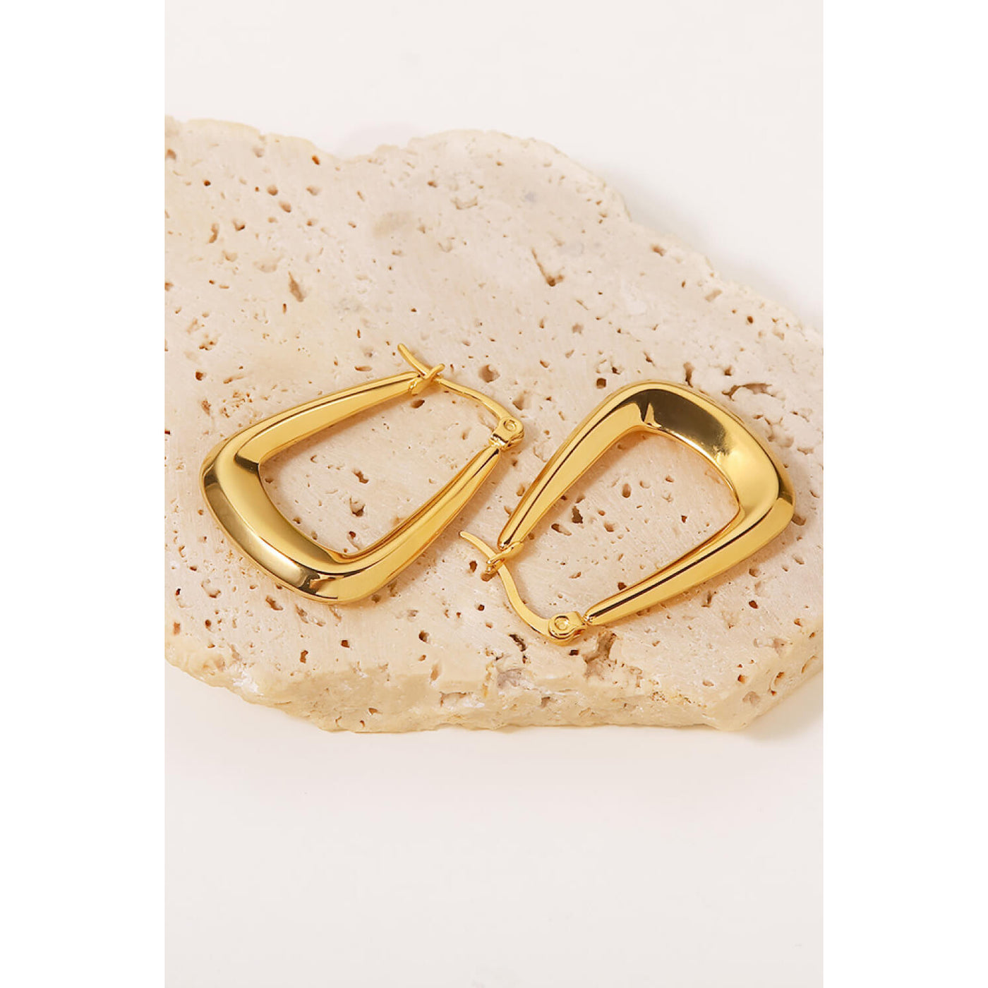 Portland 18K Gold-Plated Geometric Earrings