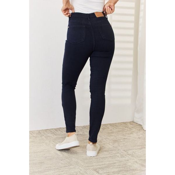 Judy Blue Samantha Garment Dyed Tummy Control Skinny Jeans