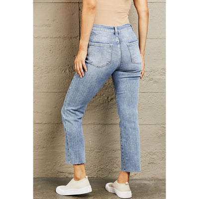 BAYEAS Mindy Mid Rise Cropped Slim Jeans