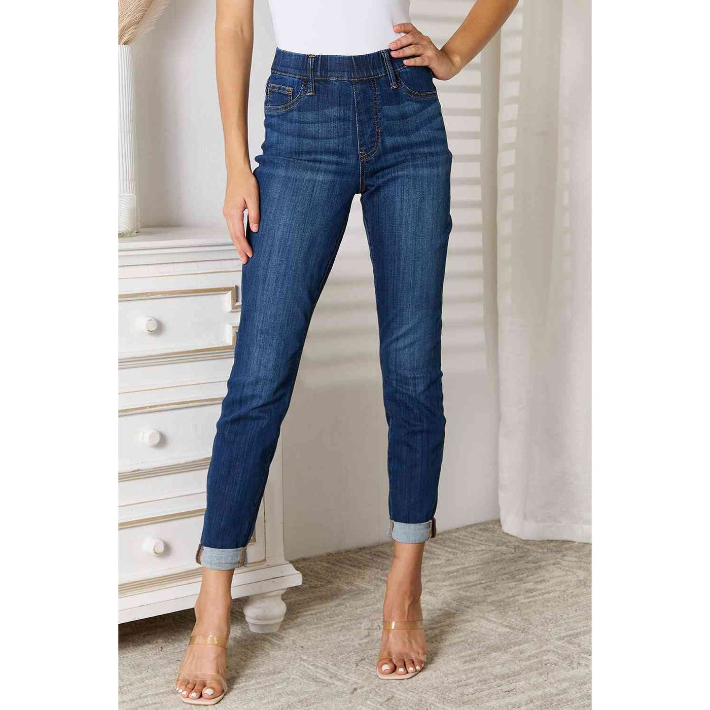 Judy Blue Miranda Skinny Cropped Jeans