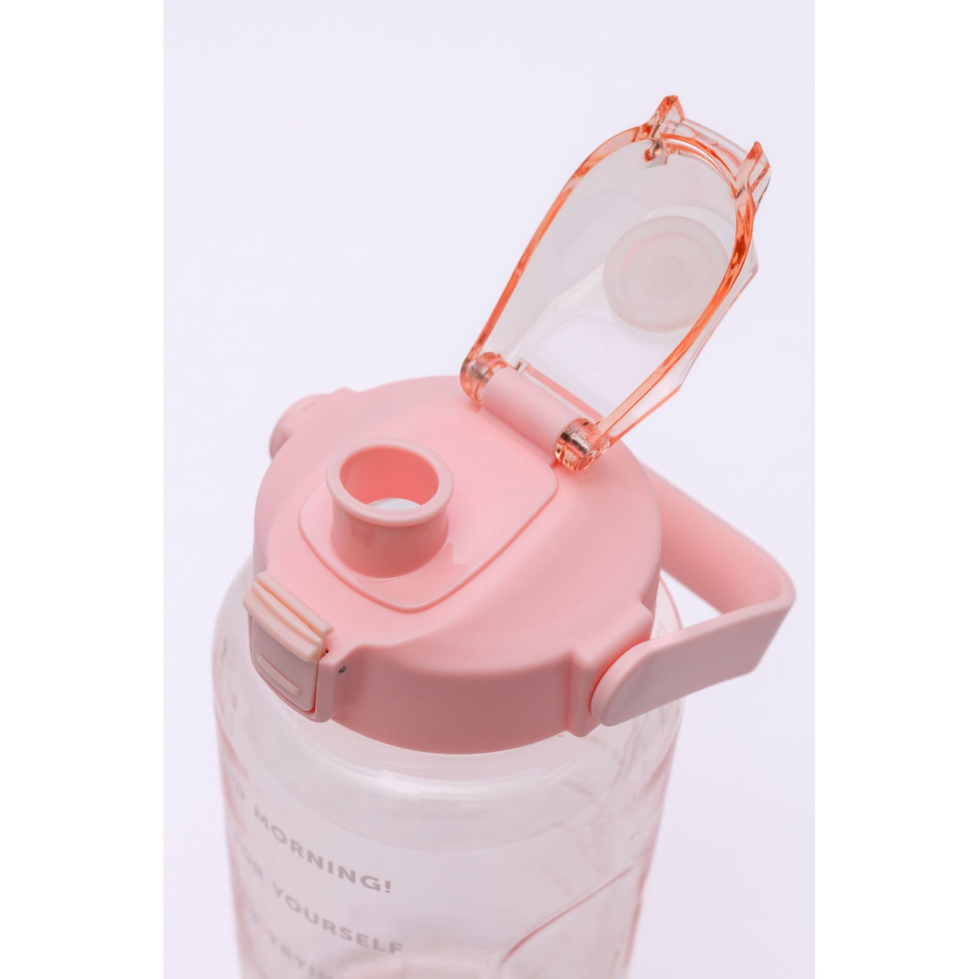 Pink Elevated Water Tracking Bottle