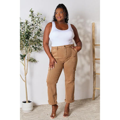 Risen Marcel High Waist Straight Jeans with Pockets