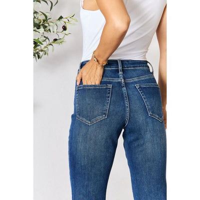 BAYEAS Reese Cropped Straight Jeans