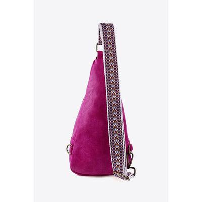 Go Anywhere With You PU Leather Sling Bag