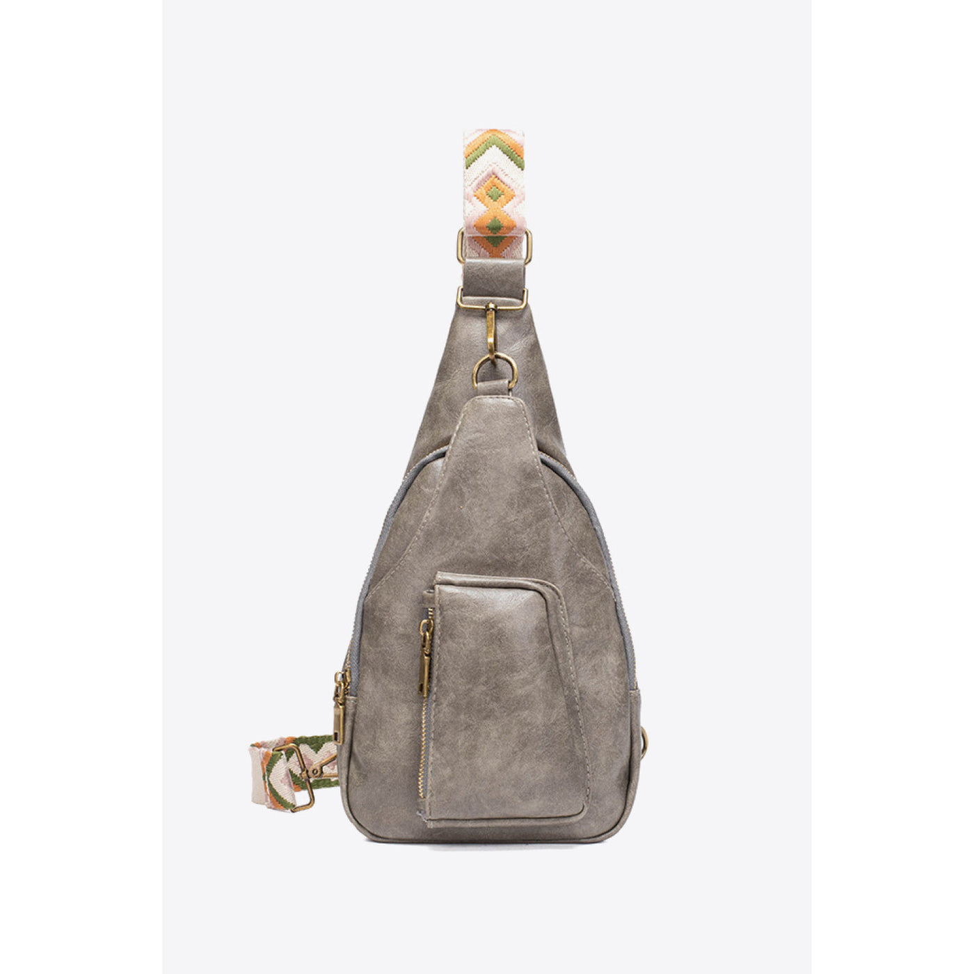 Go Anywhere With You PU Leather Sling Bag