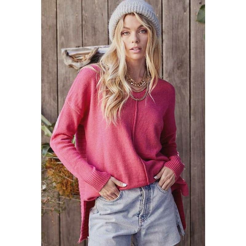 Savannah Coral Sweater
