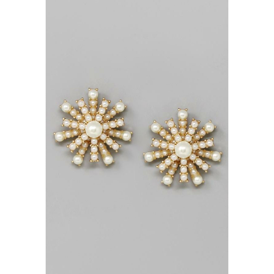 St. Charles Gold Pearl Earrings